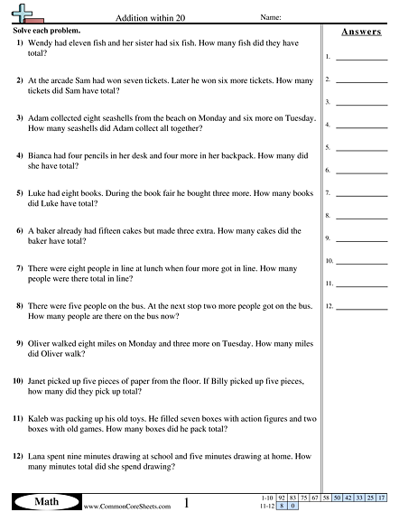 k oa 2 worksheets free commoncoresheets