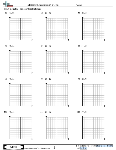 grid worksheets free commoncoresheets